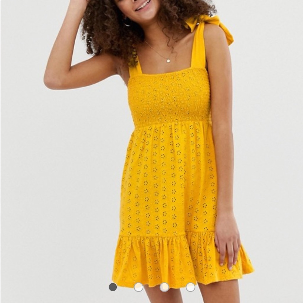 ASOS Eyelet Sundress with Tie Straps